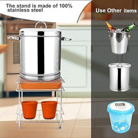 Heavy Steel Matka Stand with Free Tray
