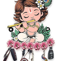 Krishna Wooden Keys Hanger