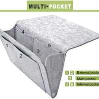 Bedside Caddy Essentials Pocket Hanging Storage Organizer