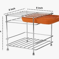 Heavy Steel Matka Stand with Free Tray
